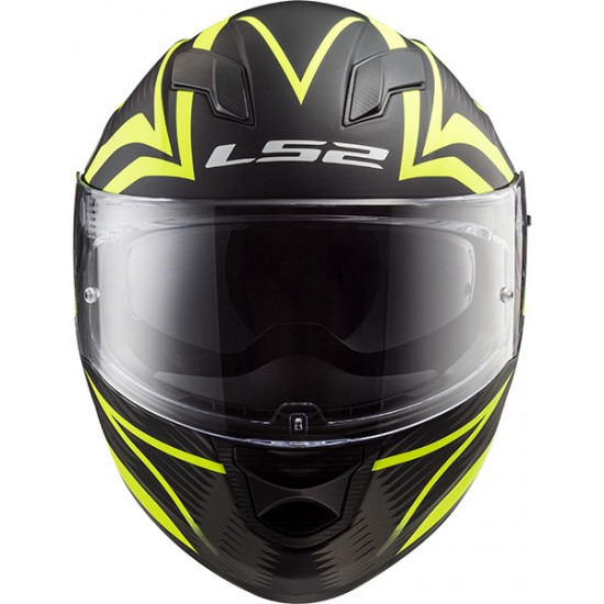 Casco integral LS2 Helmets FF320 STREAM EVO JINK Matt Black HV Yellow - Micasco.es - Tu tienda de cascos de moto