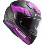 Casco integral LS2 Helmets FF320 STREAM EVO Mercury Matt Titanium Purple - Micasco.es - Tu tienda de cascos de moto