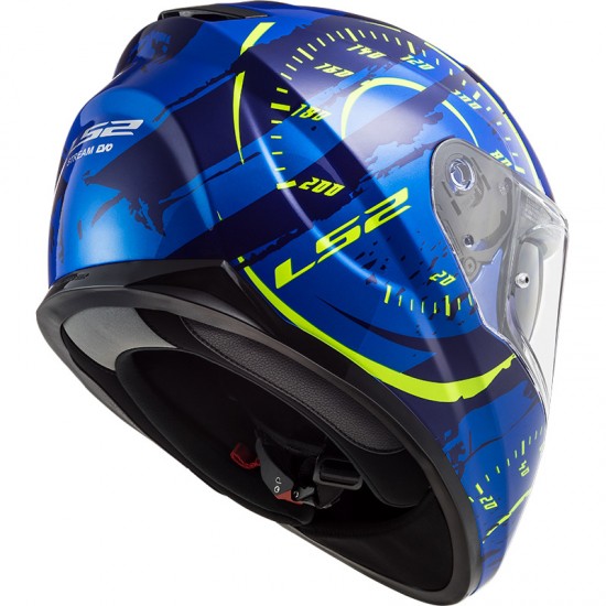 Casco integral LS2 Helmets FF320 STREAM EVO Tacho Blue HV Yellow - Micasco.es - Tu tienda de cascos de moto