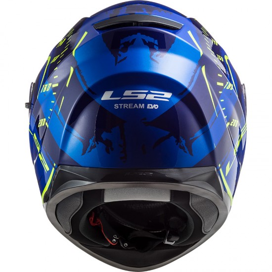 Casco integral LS2 Helmets FF320 STREAM EVO Tacho Blue HV Yellow - Micasco.es - Tu tienda de cascos de moto