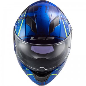Casco integral LS2 Helmets FF320 STREAM EVO Tacho Blue HV Yellow - Micasco.es - Tu tienda de cascos de moto