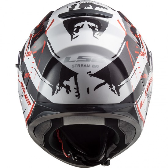 Casco integral LS2 Helmets FF320 STREAM EVO Tacho Black White Red - Micasco.es - Tu tienda de cascos de moto