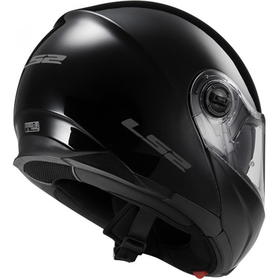 Casco convertible LS2 Helmets FF325 STROBE SOLID Black - Micasco.es - Tu tienda de cascos de moto