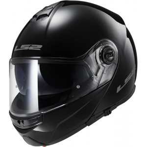 Casco convertible LS2 Helmets FF325 STROBE SOLID Black