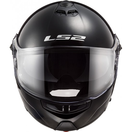 Casco convertible LS2 Helmets FF325 STROBE SOLID Black - Micasco.es - Tu tienda de cascos de moto