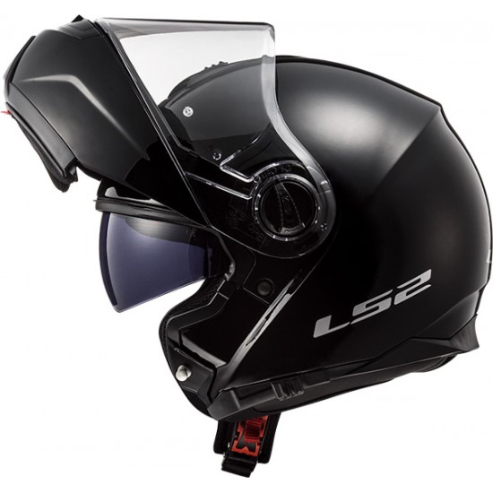 Casco convertible LS2 Helmets FF325 STROBE SOLID Black - Micasco.es - Tu tienda de cascos de moto