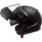 Casco convertible LS2 Helmets FF325 STROBE SOLID Matt Black - Micasco.es - Tu tienda de cascos de moto