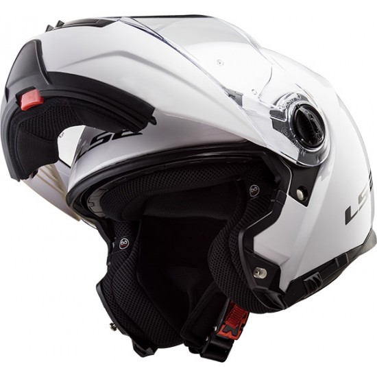 Casco convertible LS2 Helmets FF325 STROBE SOLID White - Micasco.es Casco convertible LS2 Helmets FF325 STROBE SOLID White - Micasco.es - Tu tienda de cascos de moto
