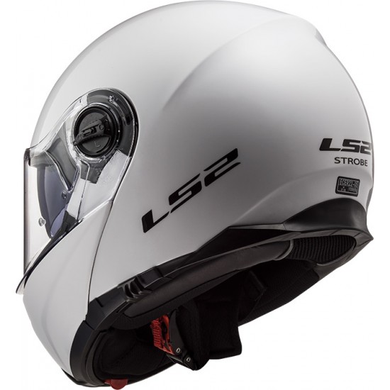 Casco convertible LS2 Helmets FF325 STROBE SOLID White - Micasco.es - Tu tienda de cascos de moto