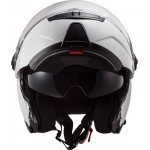 Casco convertible LS2 Helmets FF325 STROBE SOLID White - Micasco.es - Tu tienda de cascos de moto