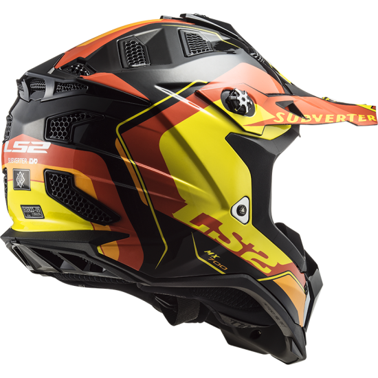 LS2 Subverter EVO Arched Black Yellow Red - Micasco.es - Tu tienda de cascos de moto