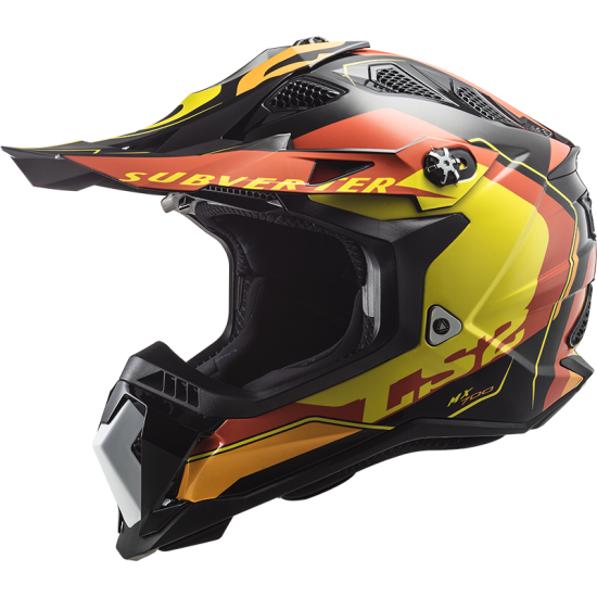 LS2 Subverter EVO Arched Black Yellow Red - Micasco.es - Tu tienda de cascos de moto