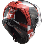 LS2 FF805 THUNDER Racing 1 Red White - Micasco.es LS2 FF805 THUNDER Racing 1 Red White - Micasco.es - Tu tienda de cascos de moto