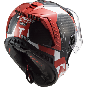 LS2 FF805 THUNDER Racing 1 Red White - Micasco.es - Tu tienda de cascos de moto
