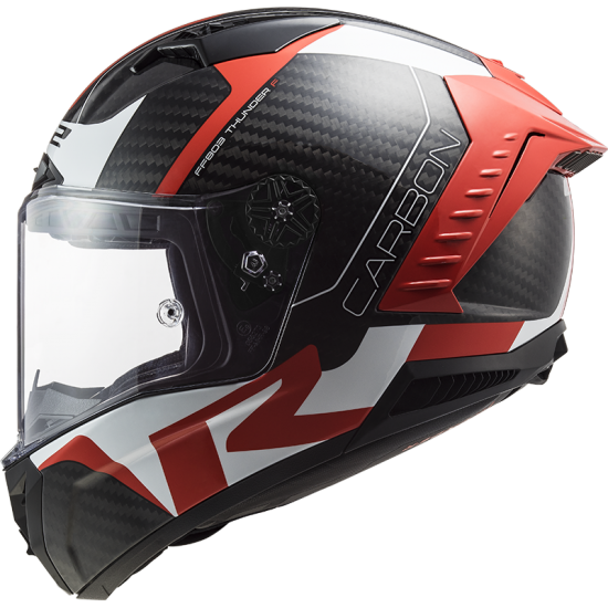 LS2 FF805 THUNDER Racing 1 Red White - Micasco.es - Tu tienda de cascos de moto