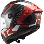 LS2 FF805 THUNDER Racing 1 Red White - Micasco.es - Tu tienda de cascos de moto