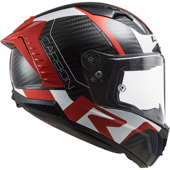 LS2 FF805 THUNDER Racing 1 Red White - Micasco.es LS2 FF805 THUNDER Racing 1 Red White - Micasco.es - Tu tienda de cascos de moto