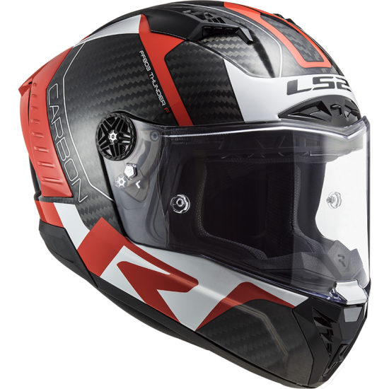 LS2 FF805 THUNDER Racing 1 Red White - Micasco.es LS2 FF805 THUNDER Racing 1 Red White - Micasco.es - Tu tienda de cascos de moto