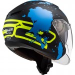 Casco jet LS2 OF573 TWISTER II Xover Matt Black Blue - Micasco.es Casco jet LS2 OF573 TWISTER II Xover Matt Black Blue - Micasco.es - Tu tienda de cascos de moto