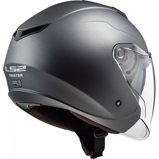 Casco jet LS2 OF573 TWISTER II Solid Matt Titanium - Micasco.es Casco jet LS2 OF573 TWISTER II Solid Matt Titanium - Micasco.es - Tu tienda de cascos de moto
