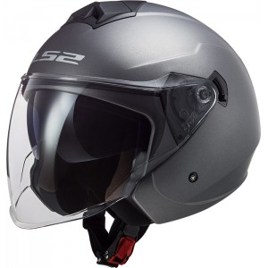 Casco jet LS2 OF573 TWISTER II Solid Matt Titanium - Micasco.es Casco jet LS2 OF573 TWISTER II Solid Matt Titanium - Micasco.es - Tu tienda de cascos de moto