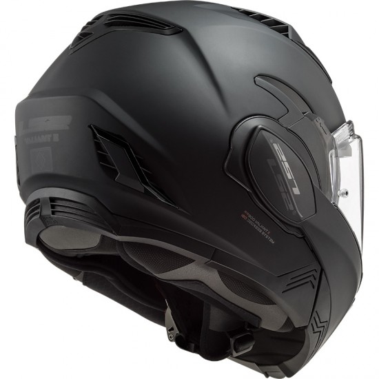 Casco convertible LS2 FF900 Valiant II Noir Matt Black - Micasco.es - Tu tienda de cascos de moto