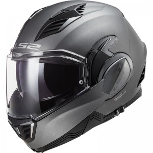 Casco convertible LS2 FF900 Valiant II Solid Matt Titanium - Micasco.es - Tu tienda de cascos de moto