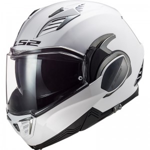 Casco convertible LS2 FF900 Valiant II Solid White - Micasco.es Casco convertible LS2 FF900 Valiant II Solid White - Micasco.es - Tu tienda de cascos de moto