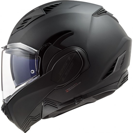 Casco convertible LS2 FF900 Valiant II Noir Matt Black - Micasco.es - Tu tienda de cascos de moto