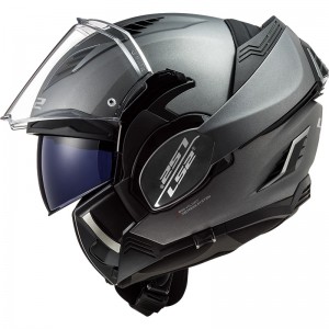 Casco convertible LS2 FF900 Valiant II Solid Matt Titanium - Micasco.es - Tu tienda de cascos de moto