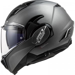 Casco convertible LS2 FF900 Valiant II Solid Matt Titanium - Micasco.es - Tu tienda de cascos de moto