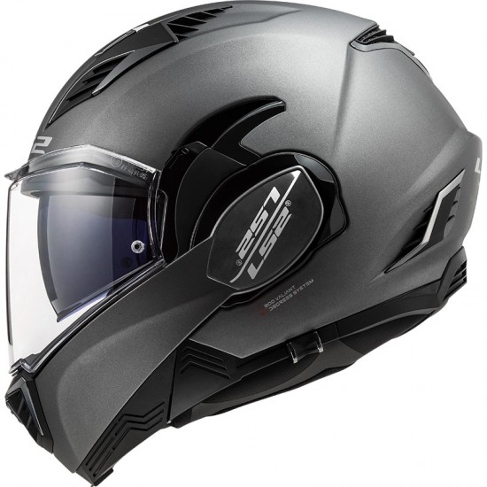 Casco convertible LS2 FF900 Valiant II Solid Matt Titanium - Micasco.es - Tu tienda de cascos de moto