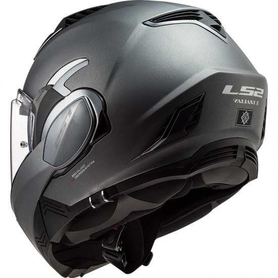Casco convertible LS2 FF900 Valiant II Solid Matt Titanium - Micasco.es - Tu tienda de cascos de moto