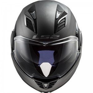 Casco convertible LS2 FF900 Valiant II Solid Matt Titanium - Micasco.es - Tu tienda de cascos de moto