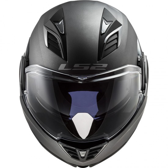 Casco convertible LS2 FF900 Valiant II Solid Matt Titanium - Micasco.es - Tu tienda de cascos de moto