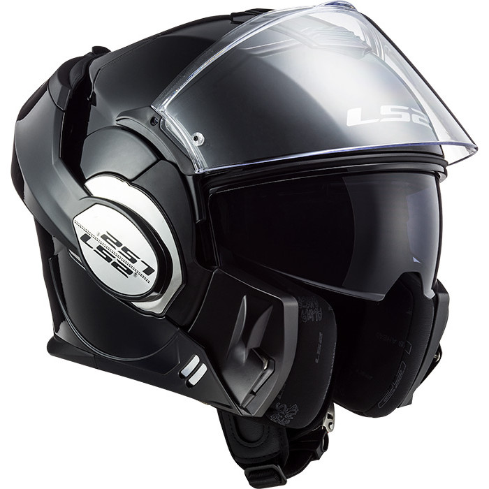 Casco convertible LS2 Helmets FF399 VALIANT SOLID Black