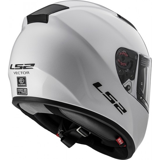 Casco integral LS2 Helmets FF397 VECTOR HPFC EVO Solid White - Micasco.es Casco integral LS2 Helmets FF397 VECTOR HPFC EVO Solid White - Micasco.es - Tu tienda de cascos de moto