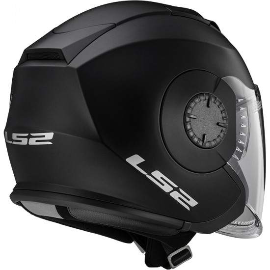 Casco jet LS2 Helmets OF570 VERSO Solid Matt Black - Micasco.es - Tu tienda de cascos de moto