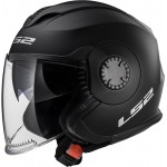 Casco jet LS2 Helmets OF570 VERSO Solid Matt Black - Micasco.es - Tu tienda de cascos de moto