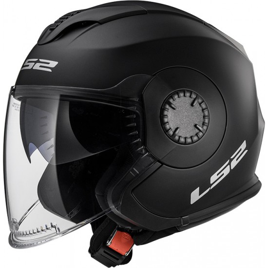 Casco jet LS2 Helmets OF570 VERSO Solid Matt Black - Micasco.es - Tu tienda de cascos de moto