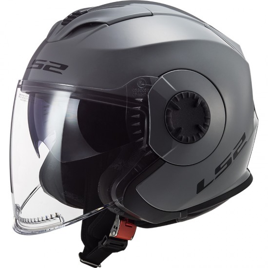 Casco jet LS2 Helmets OF570 VERSO Solid Nardo Grey - Micasco.es - Tu tienda de cascos de moto