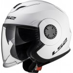 Casco jet LS2 Helmets OF570 VERSO Solid White - Micasco.es - Tu tienda de cascos de moto