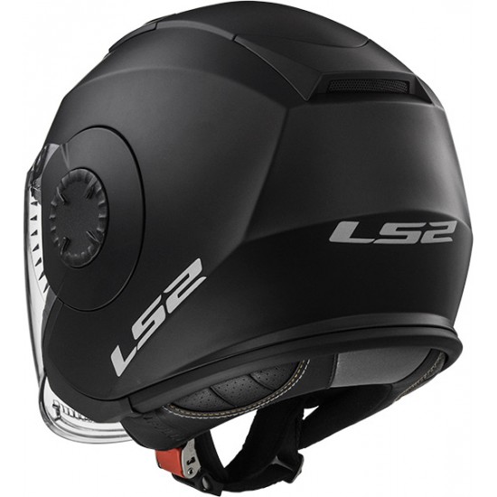 Casco jet LS2 Helmets OF570 VERSO Solid Matt Black - Micasco.es - Tu tienda de cascos de moto
