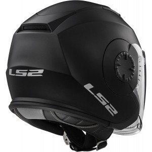 Casco jet LS2 Helmets OF570 VERSO Solid Matt Black - Micasco.es - Tu tienda de cascos de moto