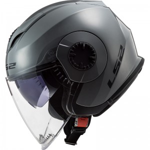 Casco jet LS2 Helmets OF570 VERSO Solid Nardo Grey - Micasco.es - Tu tienda de cascos de moto