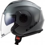 Casco jet LS2 Helmets OF570 VERSO Solid Nardo Grey - Micasco.es - Tu tienda de cascos de moto