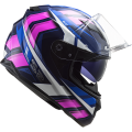 Casco integral LS2 Helmets FF320 STREAM EVO Loop Blue Fluo Pink
