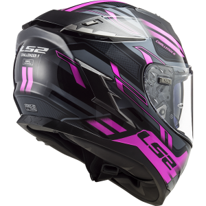 Casco integral LS2 FF327 Challenger SPIN Black Titanium Fluo Pink - Micasco.es Casco integral LS2 FF327 Challenger SPIN Black Titanium Fluo Pink - Micasco.es - Tu tienda de cascos de moto