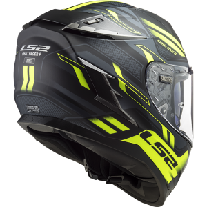 Casco integral LS2 FF327 Challenger SPIN Matt Black Cobalt HV Yellow - Micasco.es Casco integral LS2 FF327 Challenger SPIN Matt Black Cobalt HV Yellow - Micasco.es - Tu tienda de cascos de moto