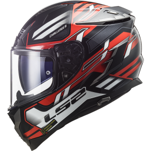 Casco integral LS2 FF327 Challenger SPIN Black Red White - Micasco.es Casco integral LS2 FF327 Challenger SPIN Black Red White - Micasco.es - Tu tienda de cascos de moto
